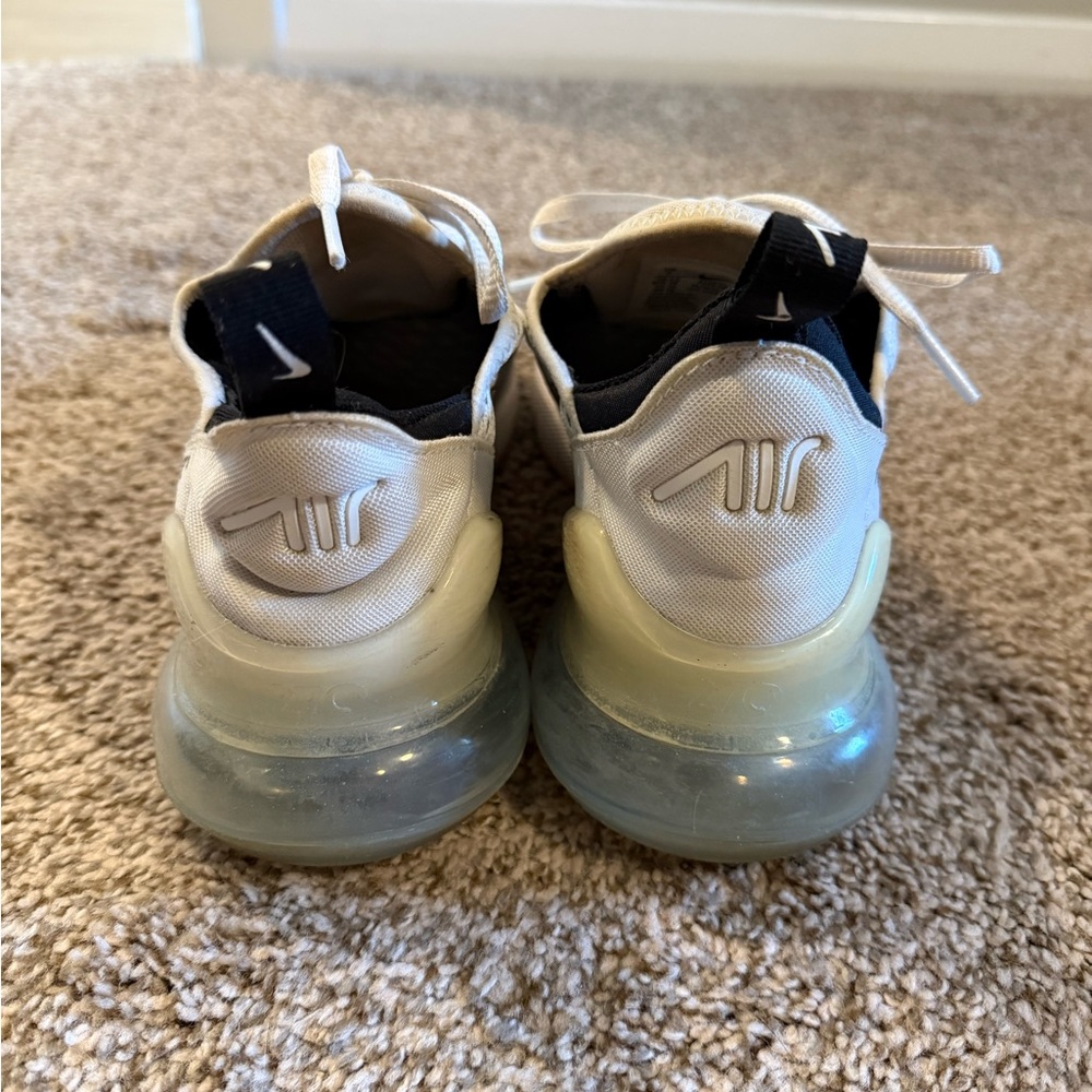 Nike Air Max 270 Beige and Black Sneakers - Picture 5 of 6